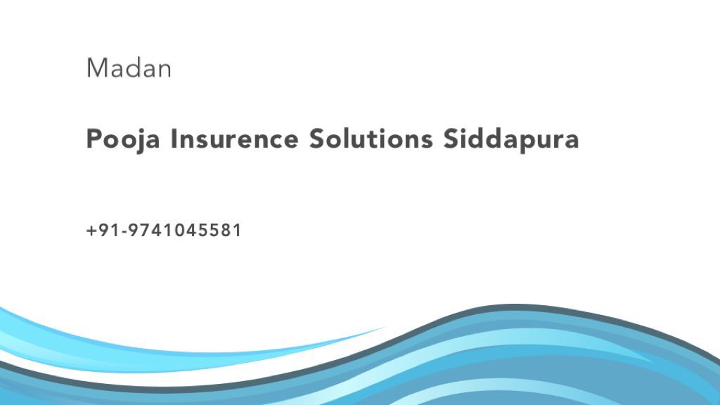 Madan - Insurance Agent in Siddapura